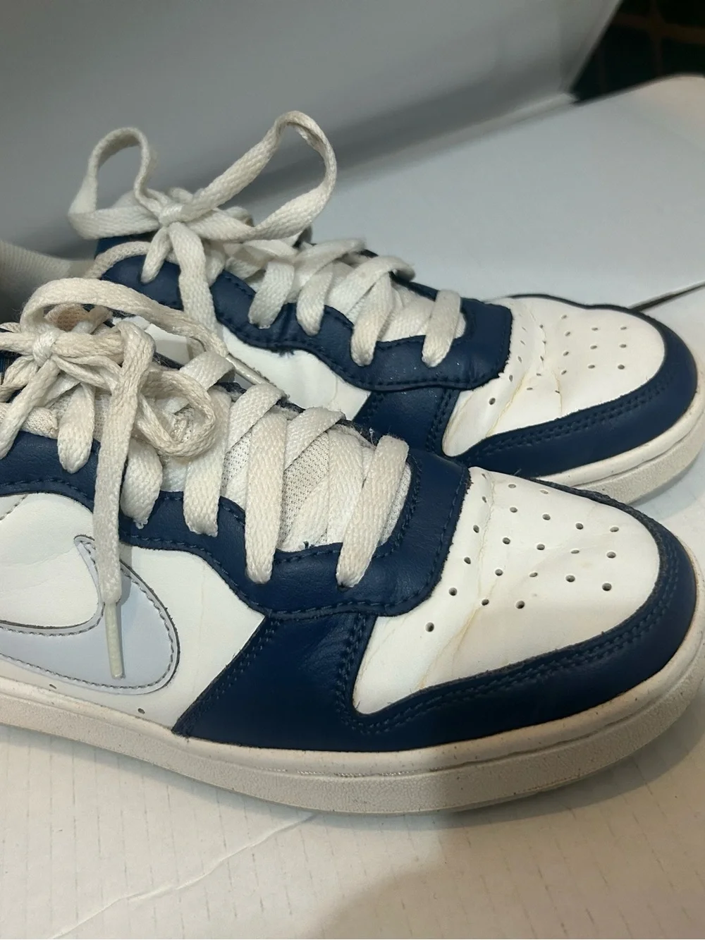 Nike 6Y Court Borough Low 2 GS Sneakers